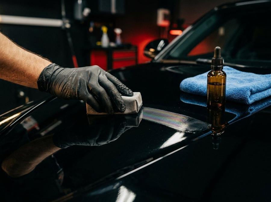 Ceramic Coating at FJ AUTOS auto workshop, D.H.A. Phase 2, Karachi