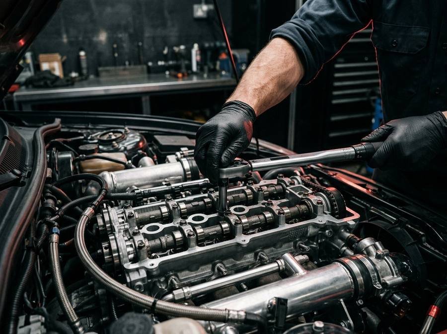 Engine Repair & Overhaul at FJ AUTOS auto workshop, D.H.A. Phase 2, Karachi